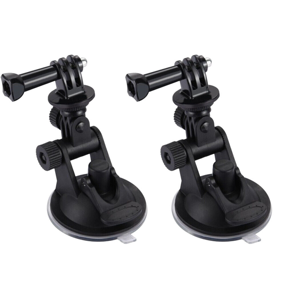 US 2-4Pc Adjustable Windshield Suction Cup CarMount Action Camera Bracket Holder