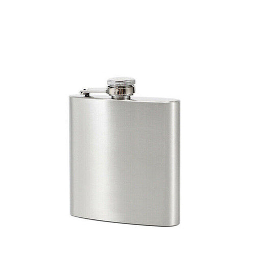 US 1-2 Pcs 7/10 Oz  Liquor Pocket Hip Flask Leak-Proof Drinking Stainless Steel