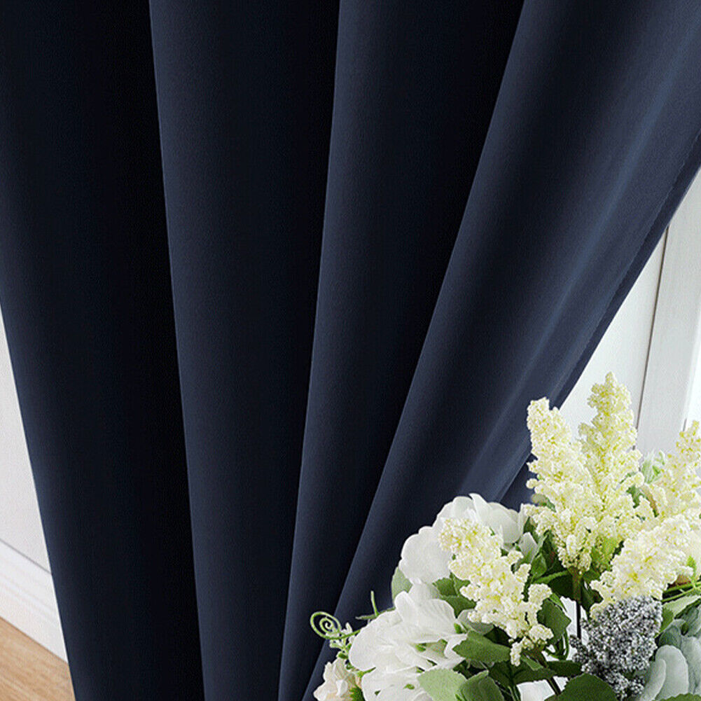 US Darkening Curtains Set 1 Panel Thermal Blackout Room Bedsure Bedding 52 x 84"