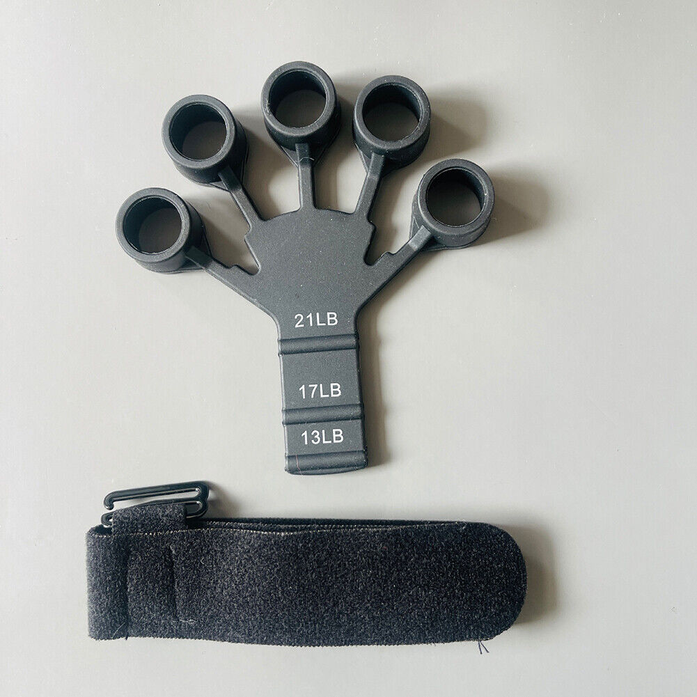 US 1-2 Pcs Hand Grip Strengthener Exerciser Forearm Resistant Level Grip Trainer