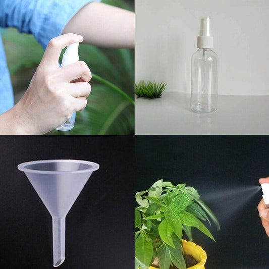 US 20-40 Pack 2.7oz Clear Empty Perfume Fine Mist Sprayer Pump Bottle Container