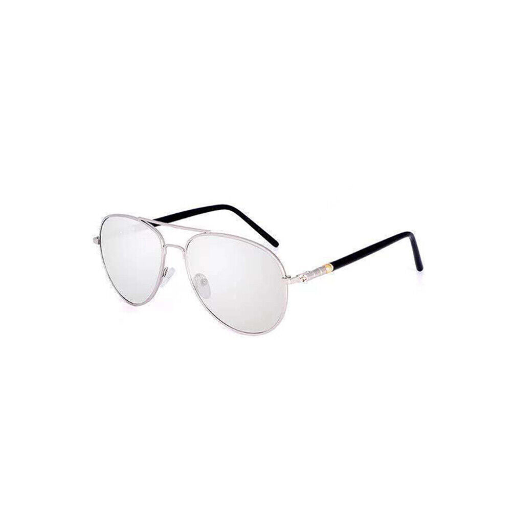 US Men Military Polarized Pilot Aviator Sunglasses Large 60mm Frame w/Case