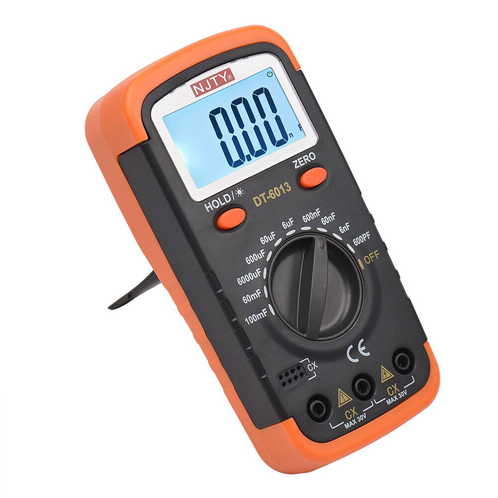 US 1-2 Pack Digital Capacitance Meter Capacitor Pro Tester LCD Backlight Display