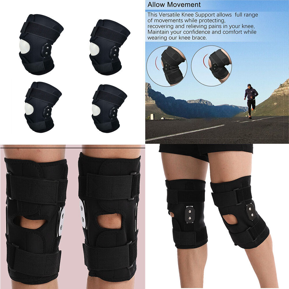 US 1-2 Pack Adjustable Compression Knee Patellar Tendon Support Brace Joint Wrap