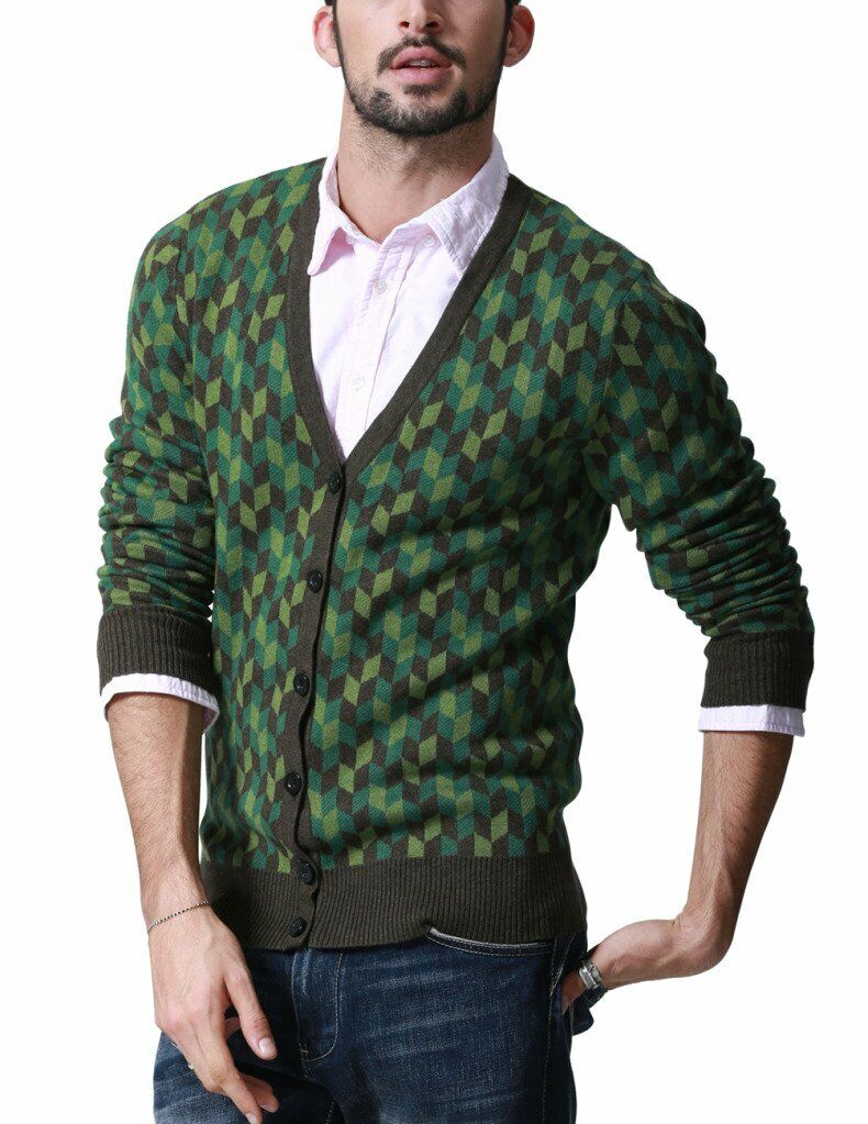 Match Men's Fashion Casual Cardigan Sweater