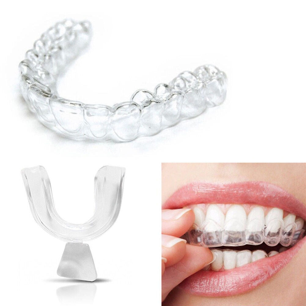 US 8-16 Pack Silicone Mouth Guard Teeth Clenching Grinding Moldable Dental Night