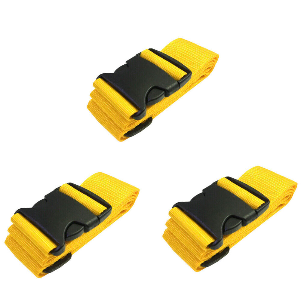 US 3-6 Pack Travel Luggage Suitcase Strap Belt Baggage Backpack Bag Package TSA