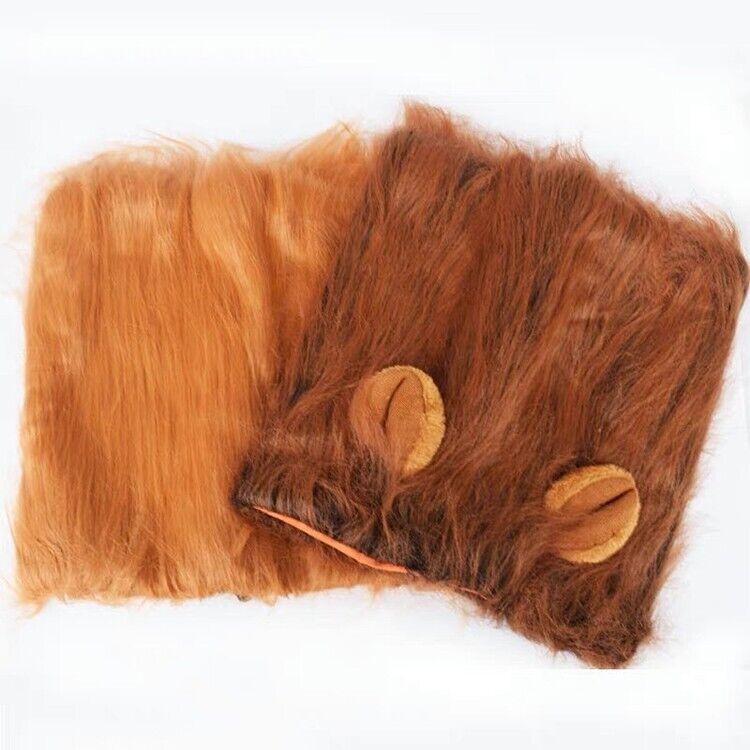 Dog Costume Lion Mane Halloween Costumes for Medium Large Dog with Ears & Tail