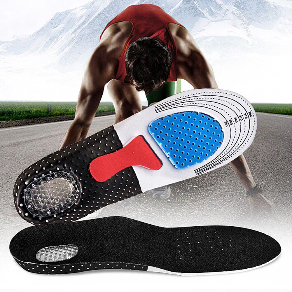 US Orthotic Arch Support Shoe Insoles for Plantar Fasciitis Flat Feet Heel Pain