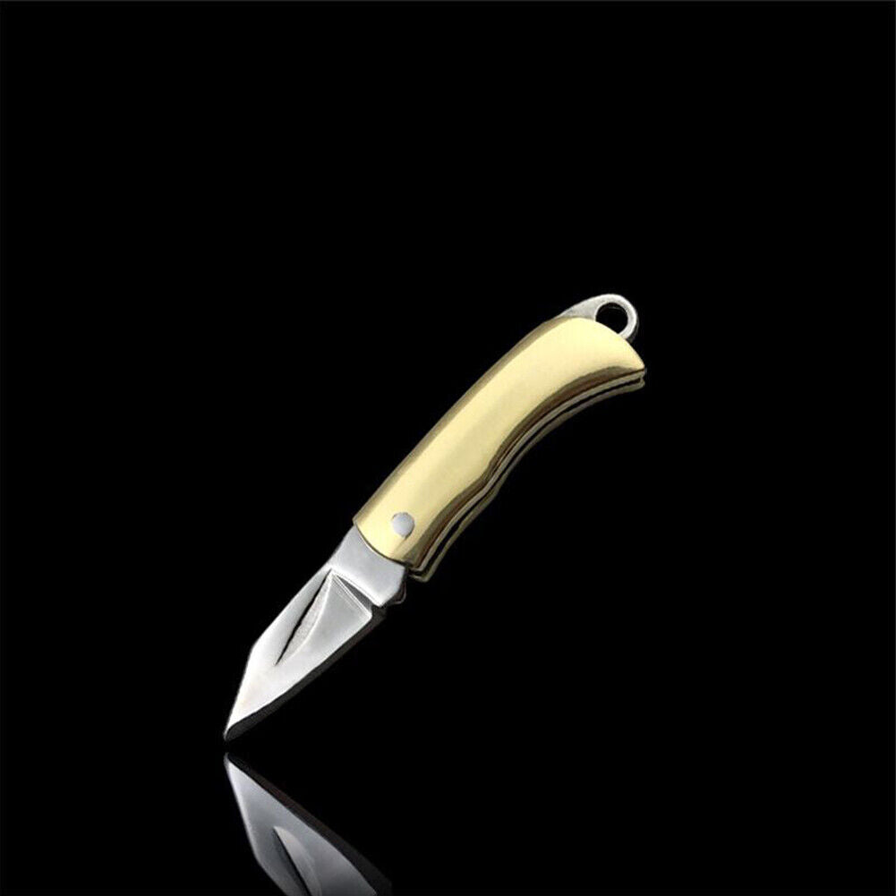 US 2-4 Pcs Mini Keychain Folding Lightweight Pocket Knife Everyday Carry Outdoor