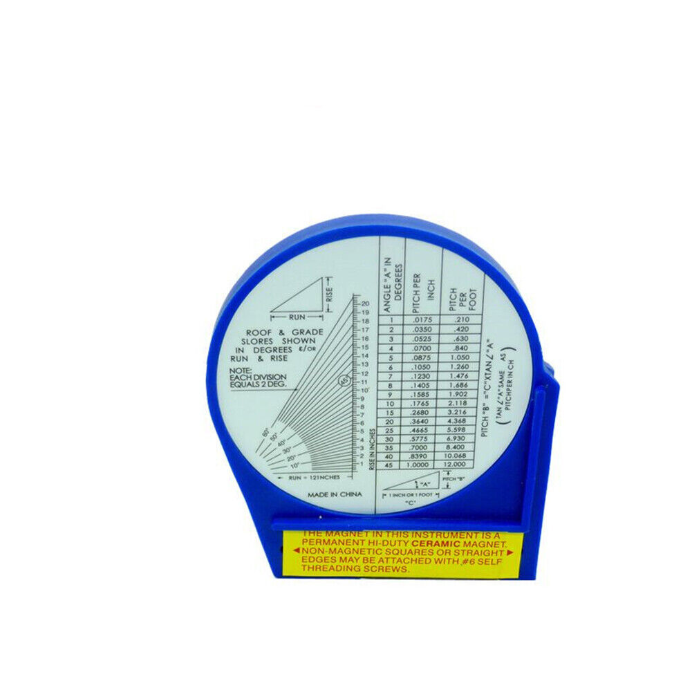 US 1-2 Pack Dial Magnetic Base Angle Finder Gauge Protractor Finding Degree Gage