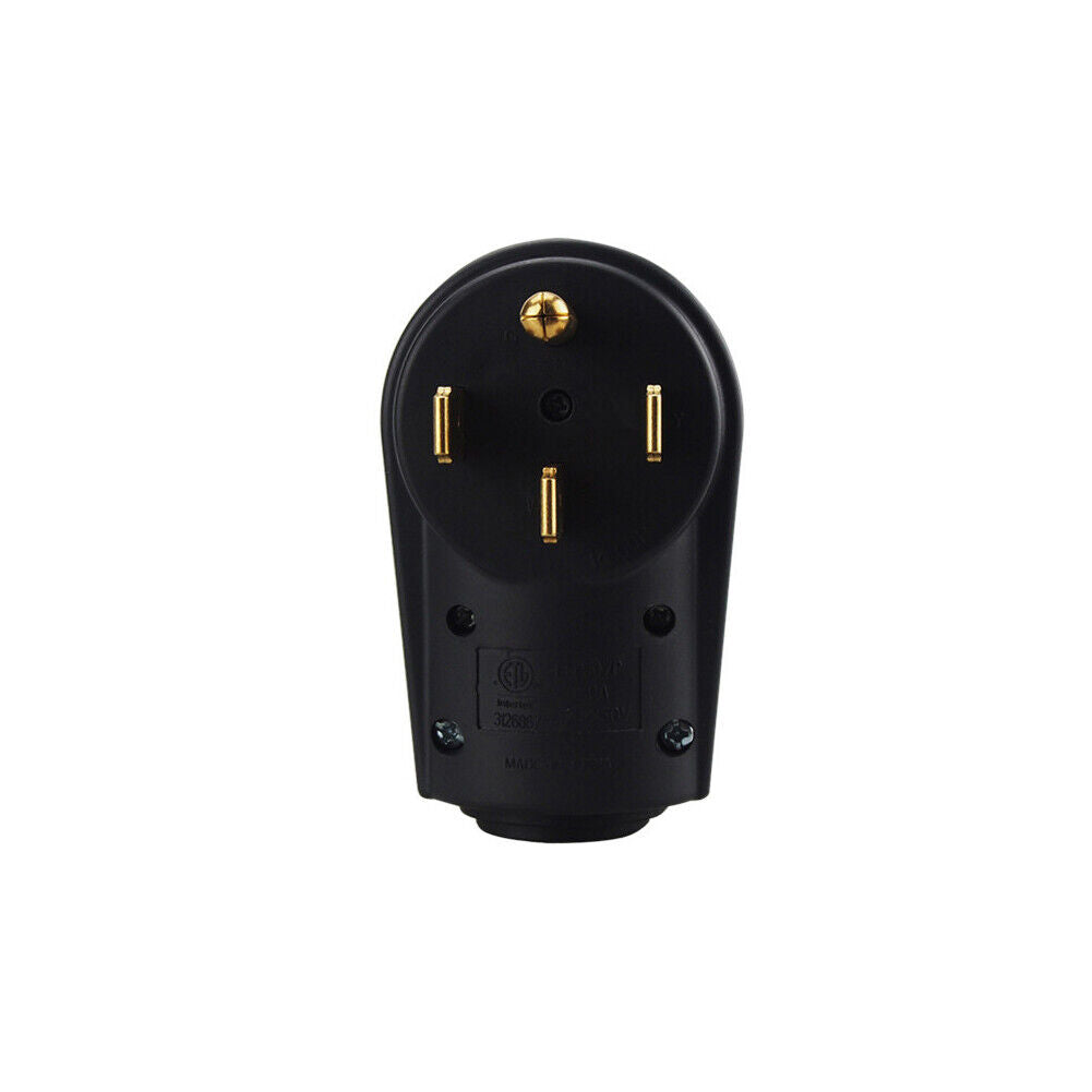 US 50 Amp RV Plug Replacement Male Plug End Camper Power Adapter 50A