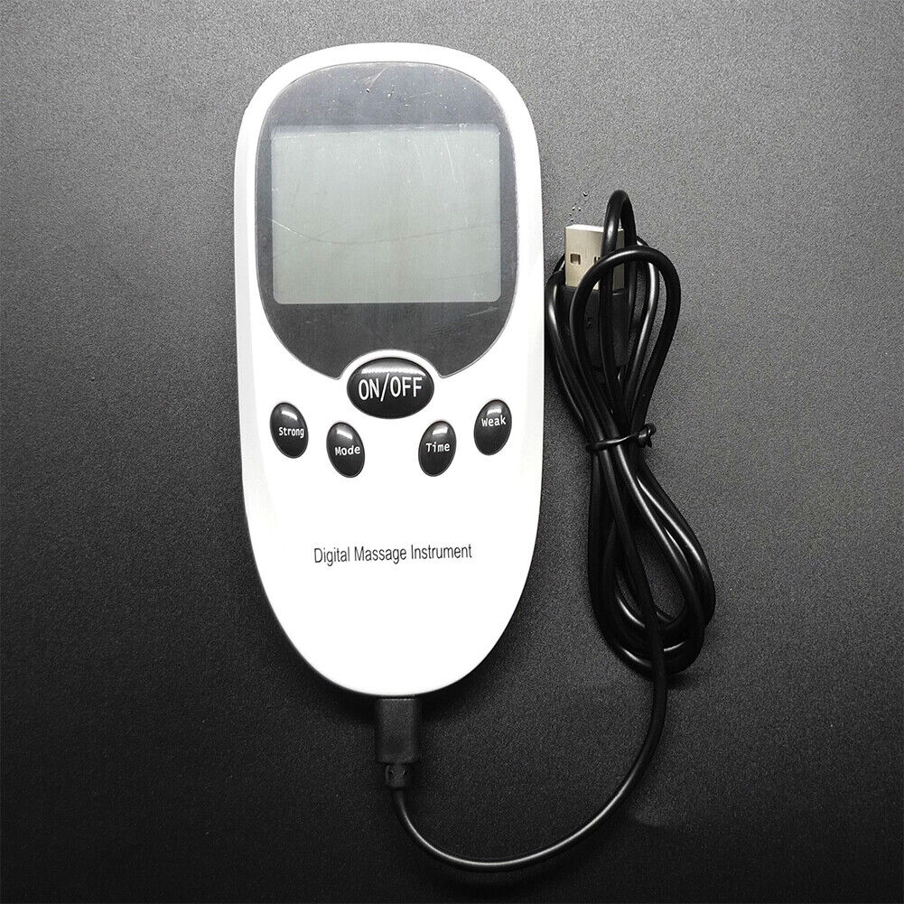 US 1-2Pc Electrical Stimulator Muscle Relax Massager Therapy Machine Pain Relief