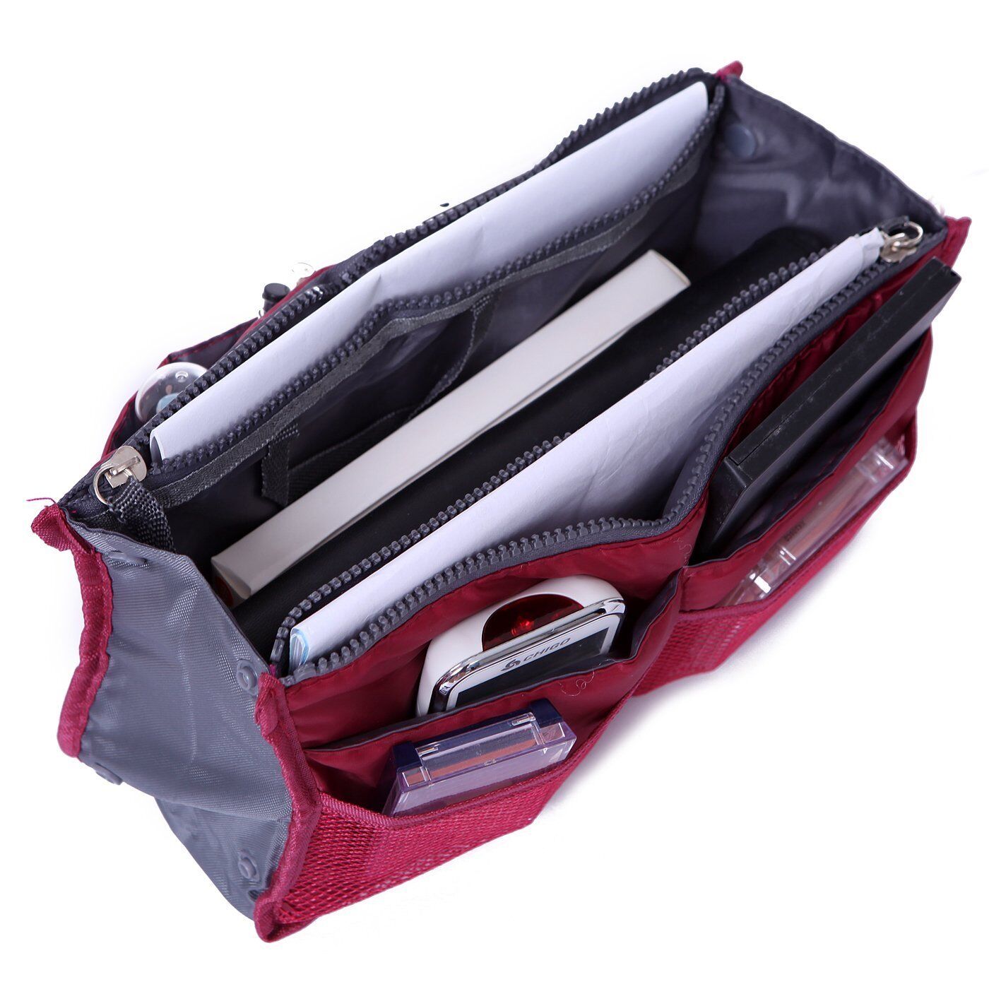 2 Pack Travel Insert Handbag Purse Large Liner Organizer Tidy Bags