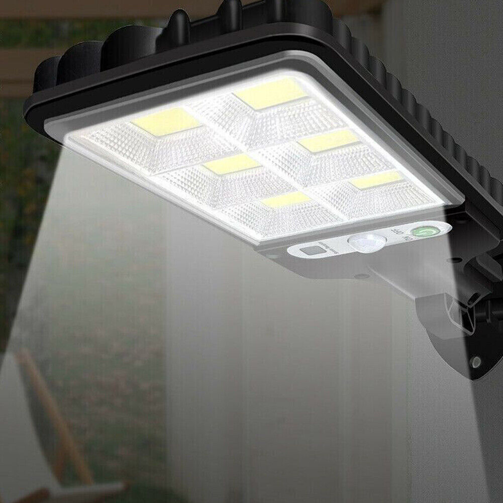 US 1-2 Pc 600W LED Solar Wall Light Motion Sensor Outdoor Security Street Lamp