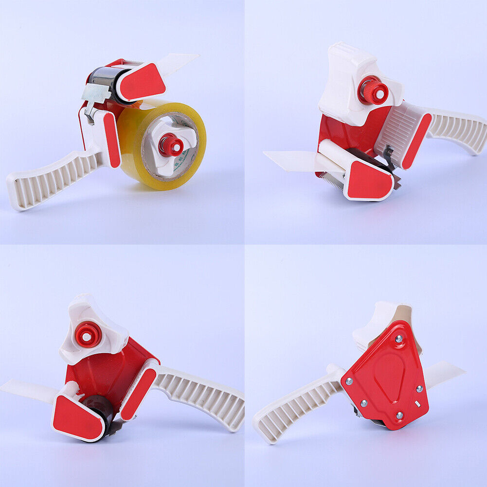 US 1-2Pc Heavy Duty Tape Gun Dispenser Packing Shipping Grip Sealing Cutter