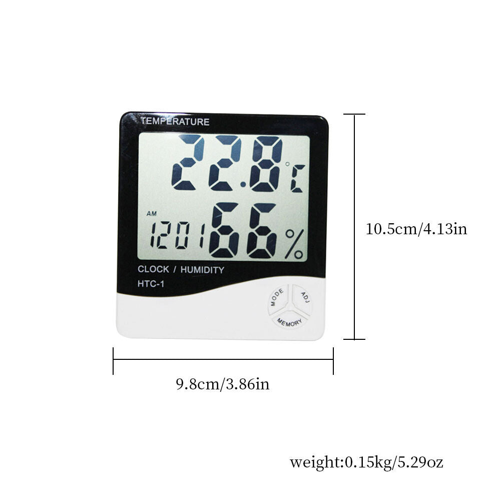 US 2-4 Pcs Digital LCD Thermometer Hygrometer Indoor Humidity Temperature Meter