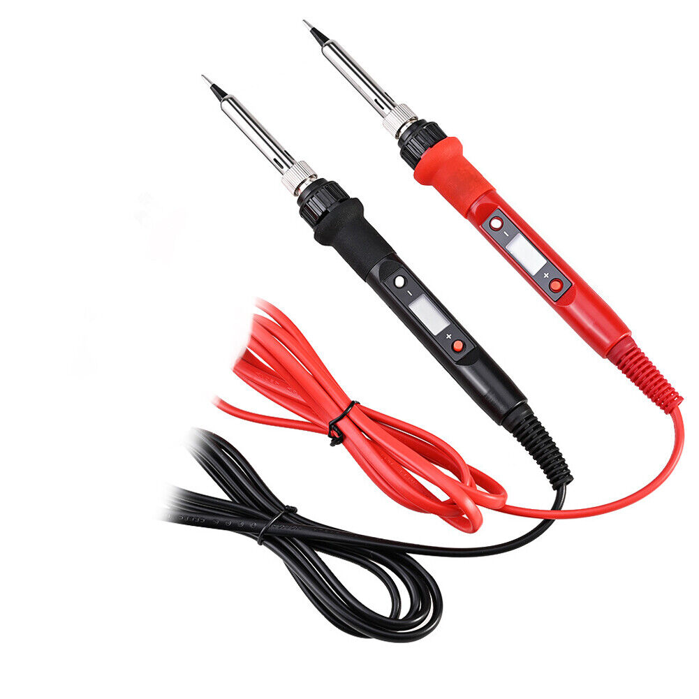 US 2Pc Soldering Iron Kit Electric Gun Adjustable Temperature Welding SolderWire