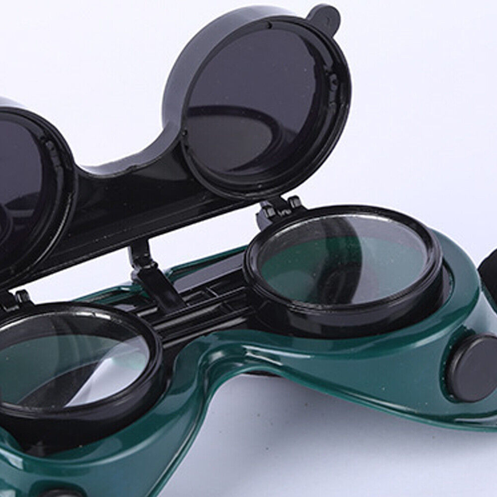 US 1-2 Pack Flip Up Front Welding Safety Goggle Flip Up Glasses Welder Goggles