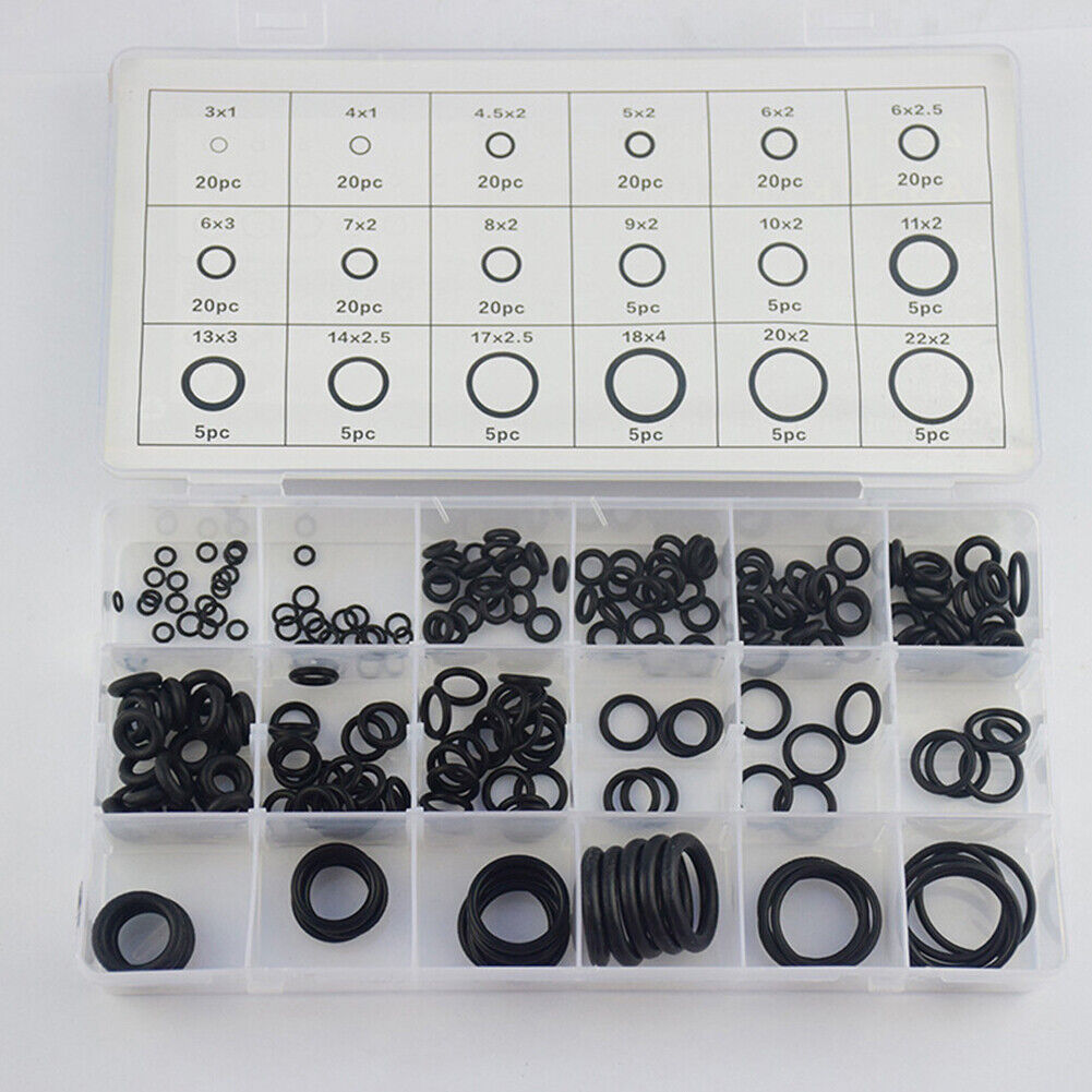 US 1-2Set Universal Rubber O-Ring Assortment Set Gasket Automotive Seal SAE Kit