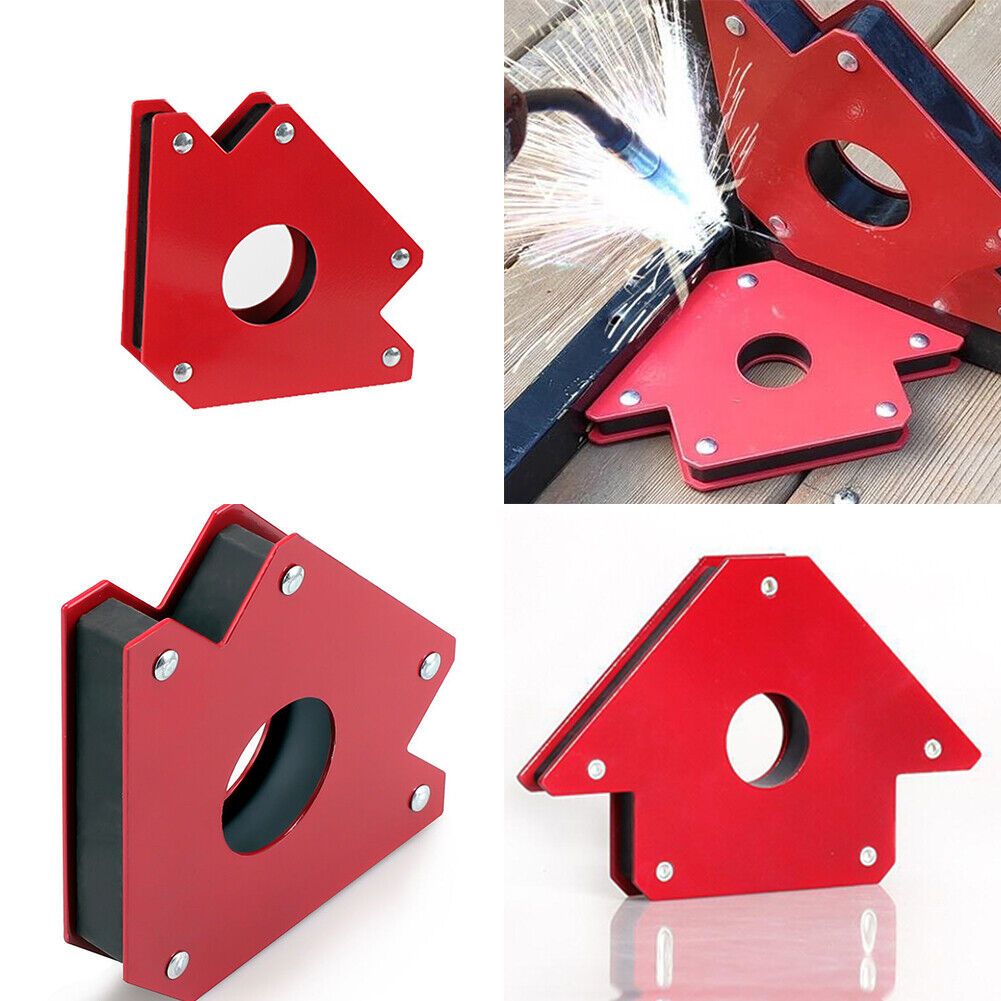 US 4-8 Pc 4" Magnetic Large Welding Magnet Holder Up To 50lbs 45 90 135 Angles