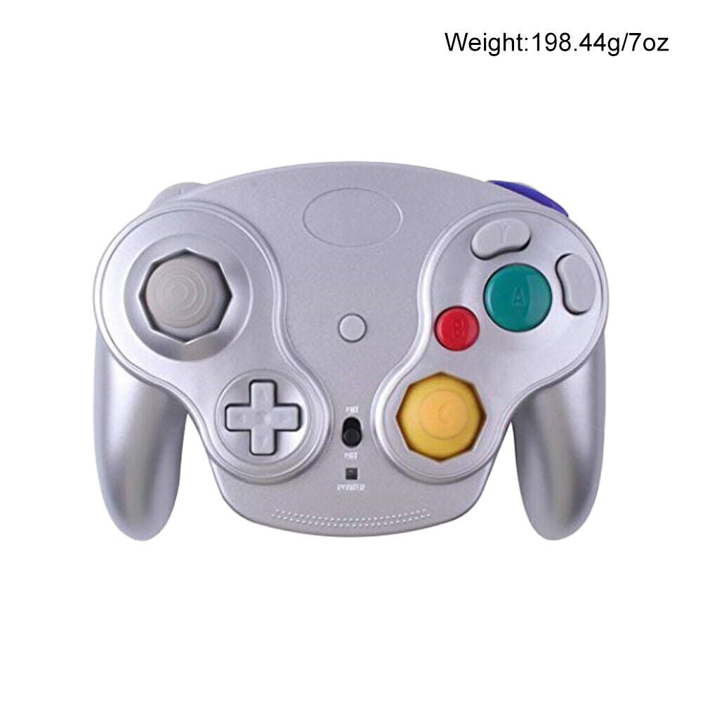US Wireless Game Controller W/ Adapter For Nintendo Gamecube Retro GC NGC
