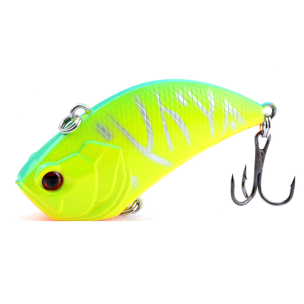 US 5-10 Pc Vibration Crank Bait Fishing Lures 3/4 oz Lipless Crankbait Portable