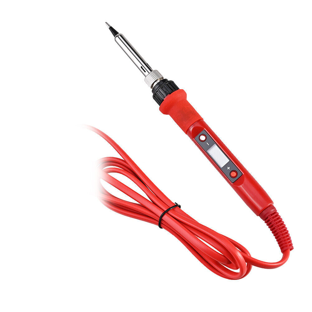 US 2Pc Soldering Iron Kit Electric Gun Adjustable Temperature Welding SolderWire