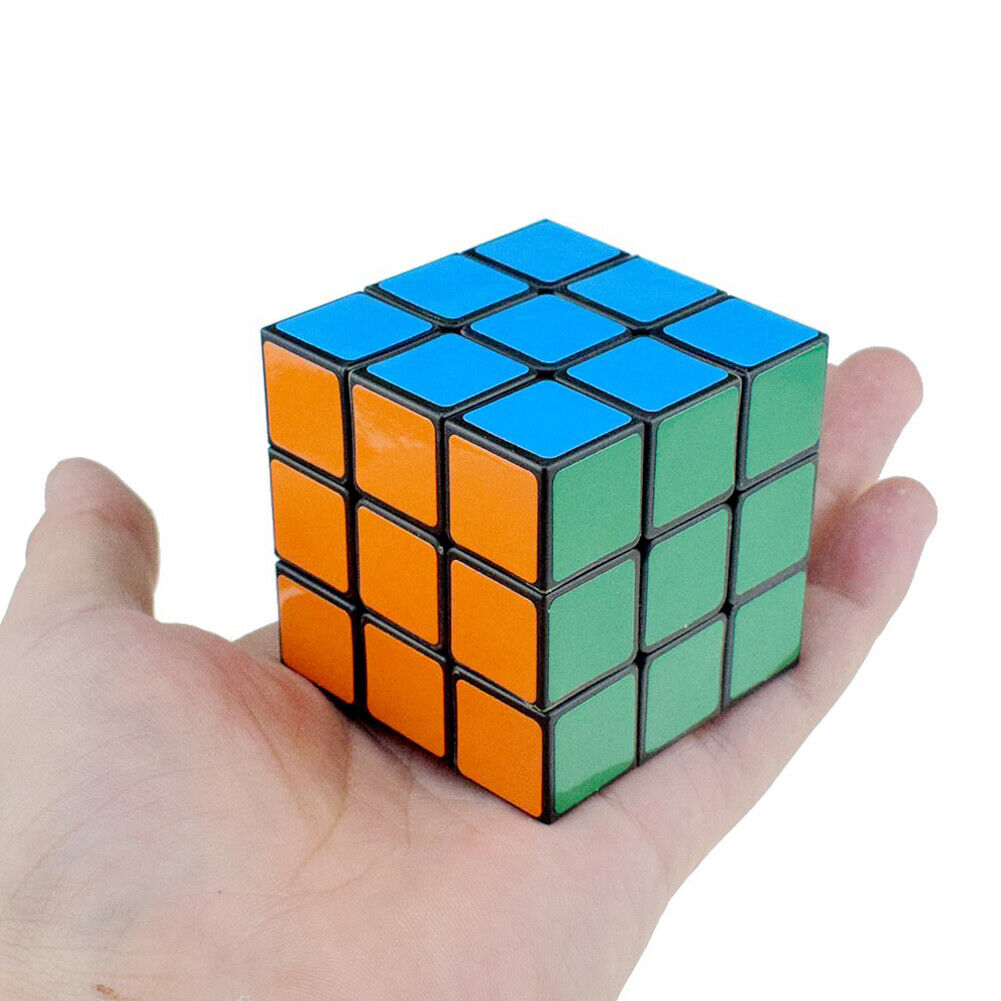 US 2-4Pc Kids Fun Rubiks Cube Toy Rubix Mind Game Toy Classic Magic Puzzle Gift