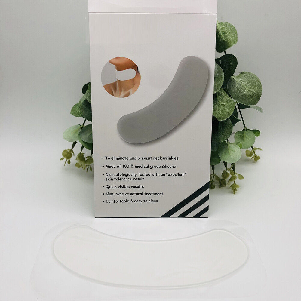 US Reusable Anti Wrinkle Chest Neck Silicone Transparent Silicon Anti Aging Pad