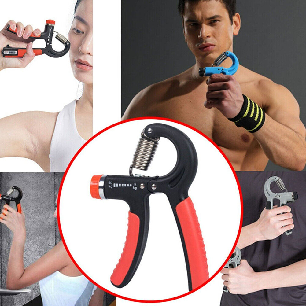 Us 2-4 Pack Adjustable Hand Grip Trainer Counter Exerciser Forearm Power Fingers