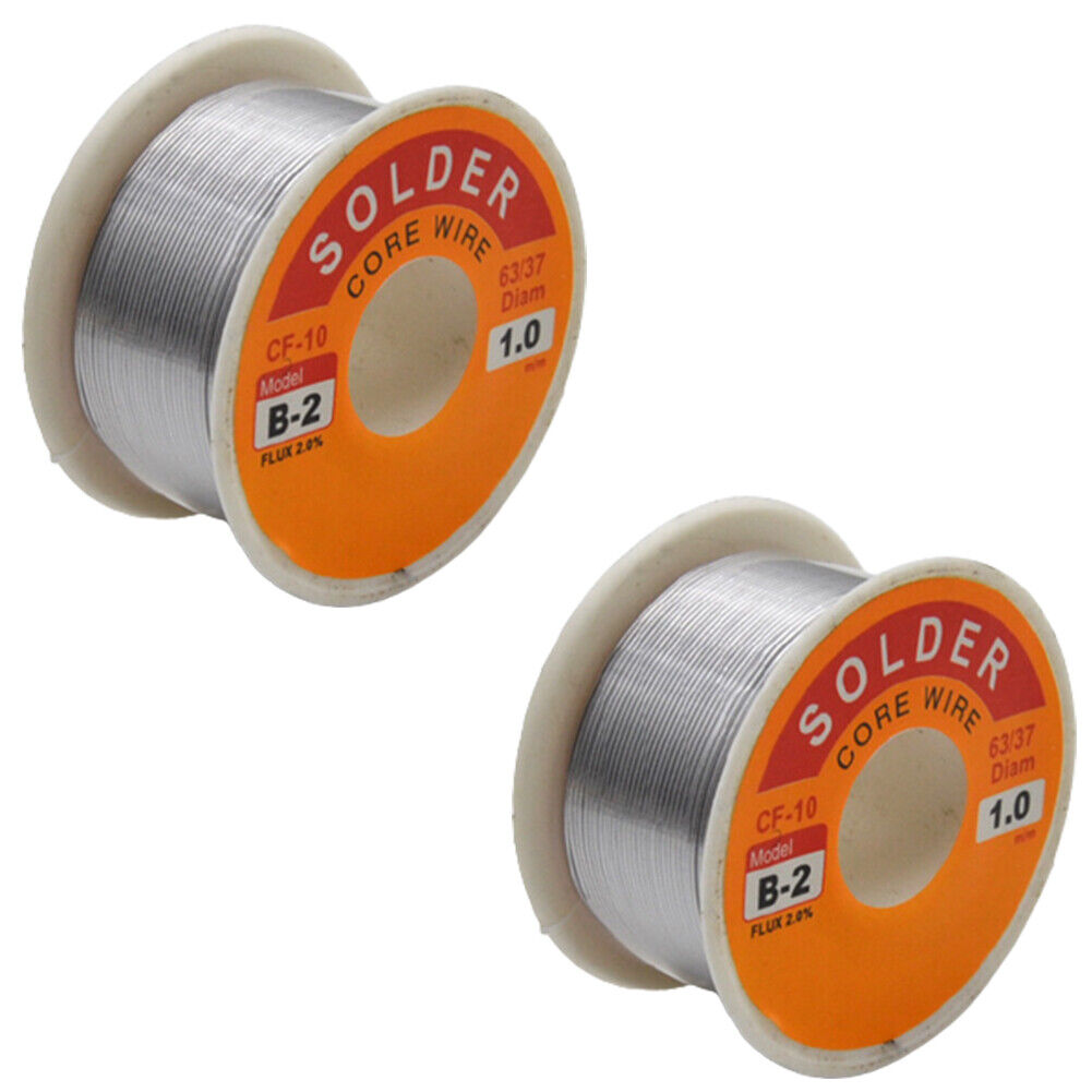 US 1-2 Pc 100 Gram 63-37 Tin Rosin Core Solder Wire Electrical Sn60 Flux 0.8mm