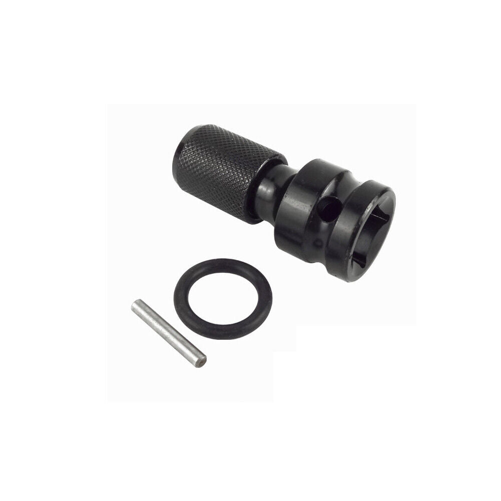 US 2-4 Pcs  1/2" Drive To 1/4" Socket Adapter Hex Drill Chuck Change