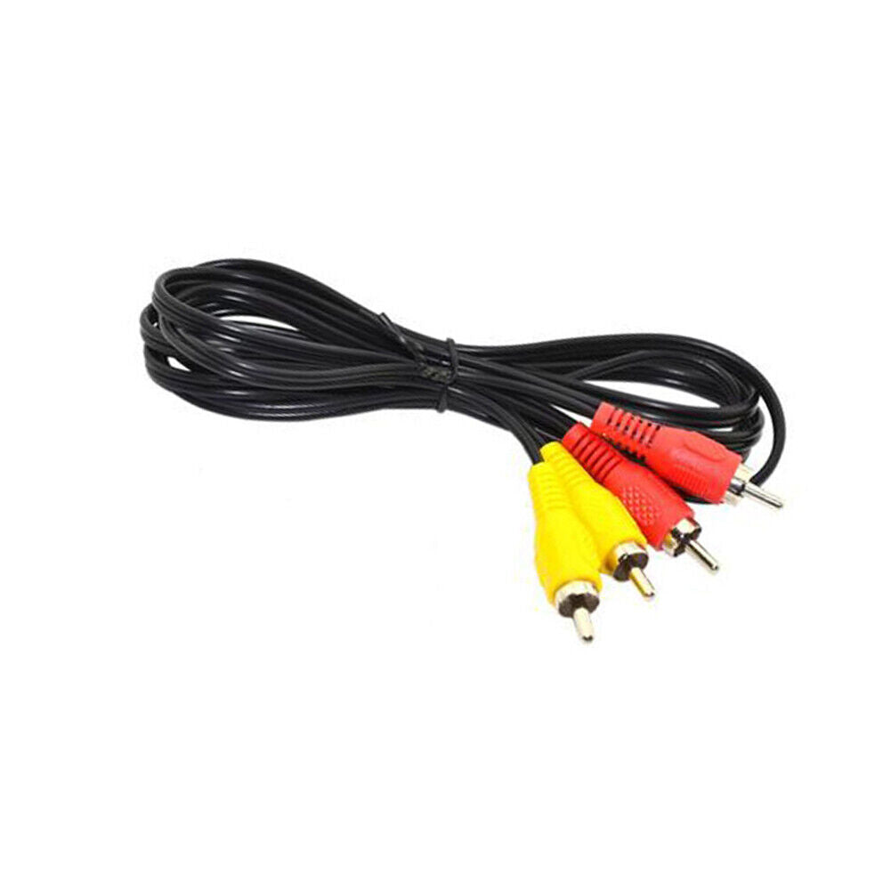 US 2-4 Pc RCA Composite AV Audio Video Cable Cord for Original 1985 Nintendo NES
