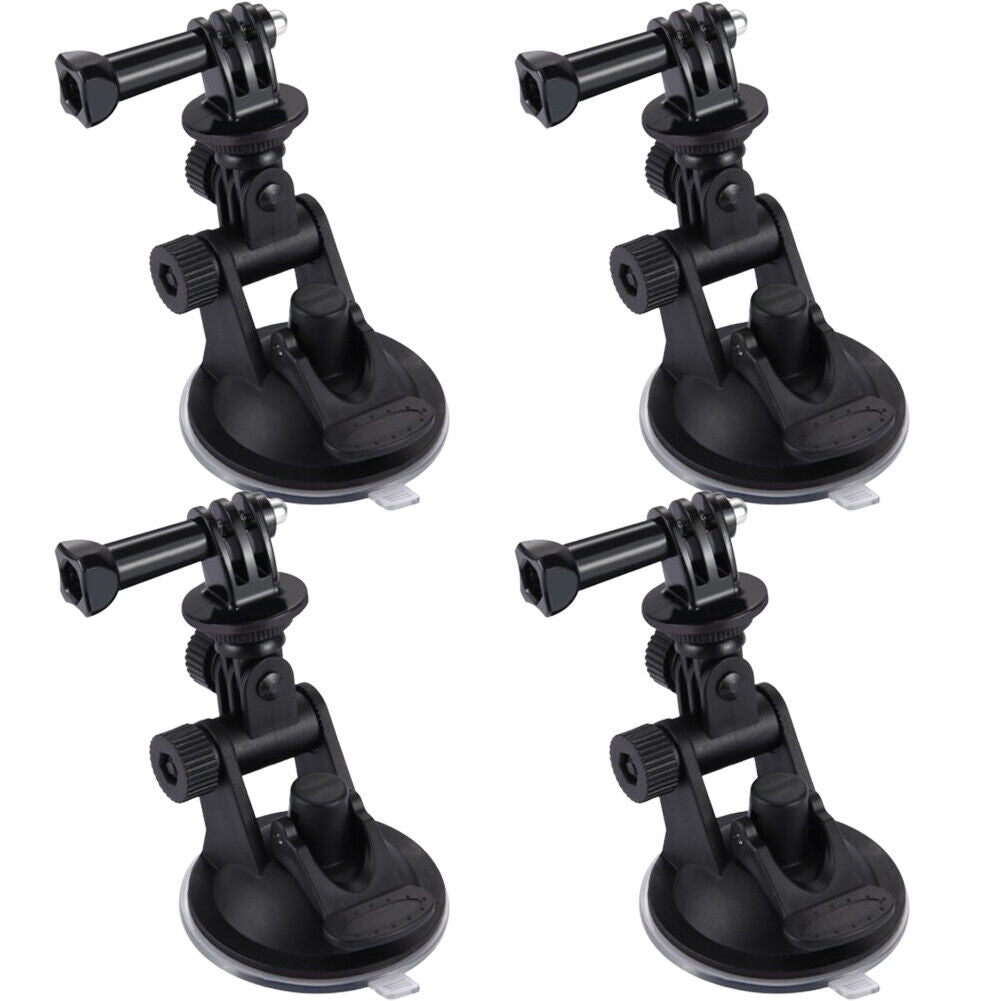 US 2-4Pc Adjustable Windshield Suction Cup CarMount Action Camera Bracket Holder