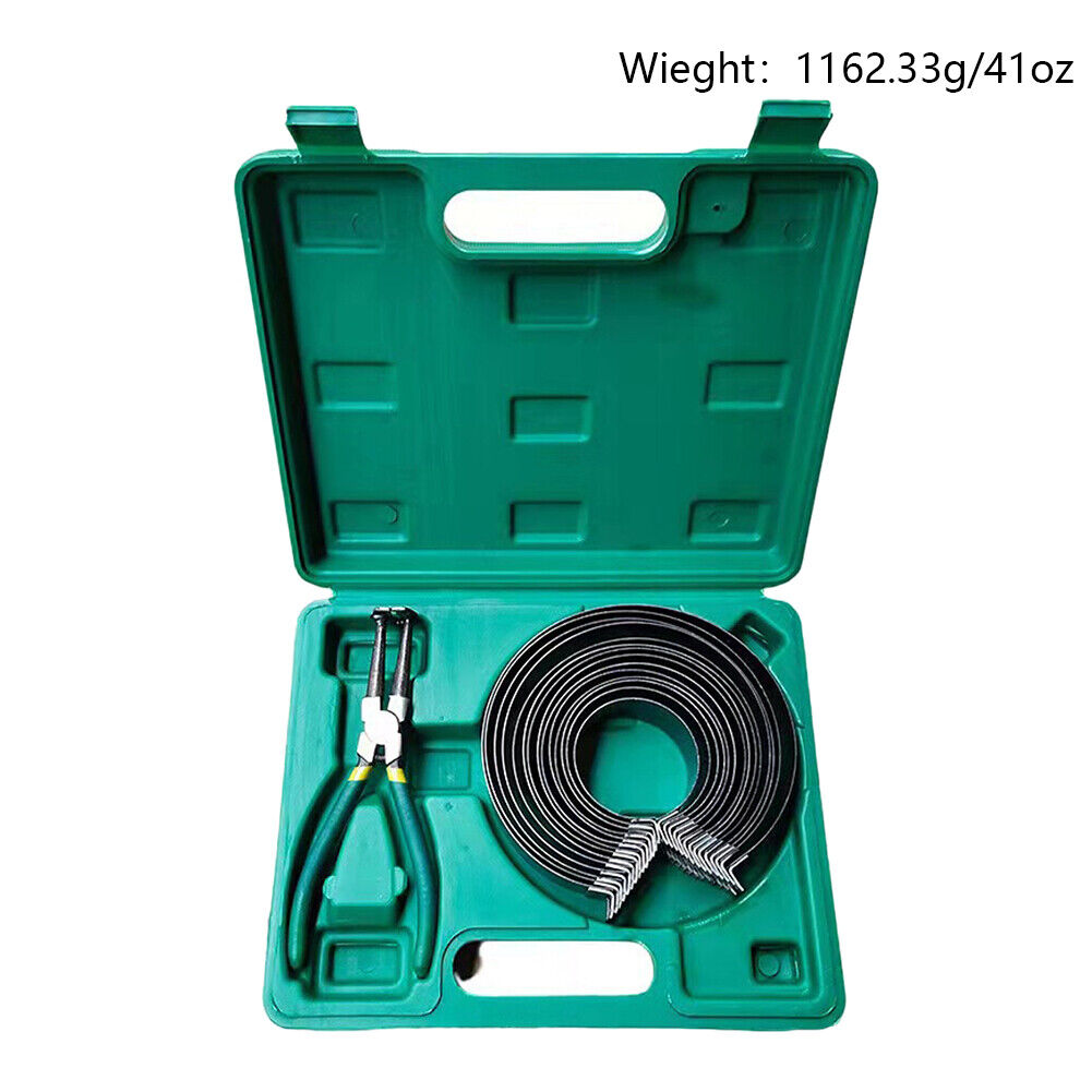 US Professional Piston Ring Compressor Cylinder Installer Pliers & 14 Band Kit