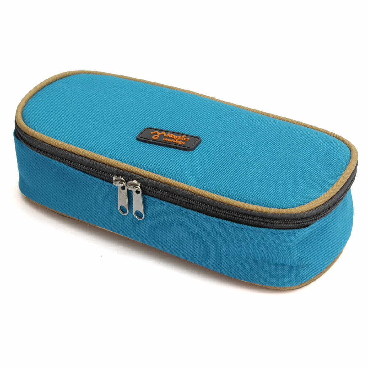 Large Capacity Multifunction Pencil Case Canvas Pen Pouch Cosmetic Makeup Bag