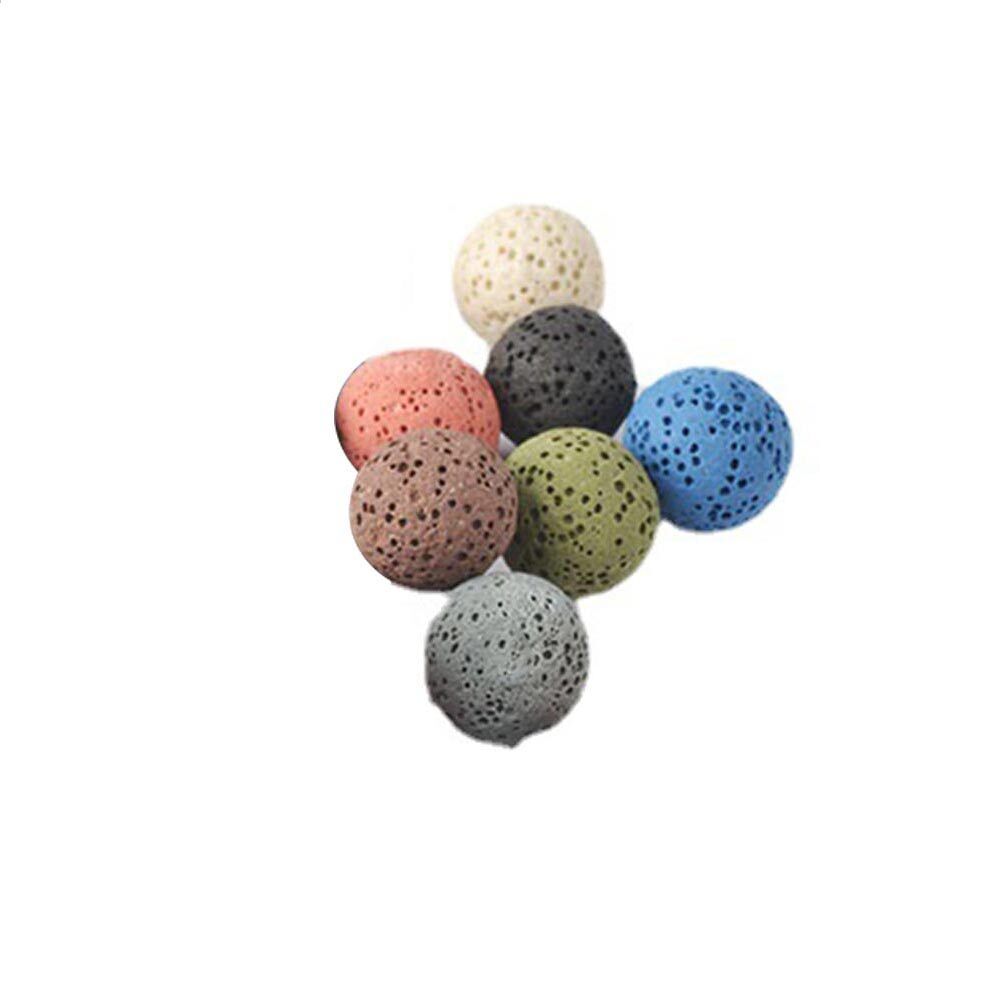 US Tan Round Lava Bead Tan Round Diffuser 6 8 10mm Lava Diffuser No Hole