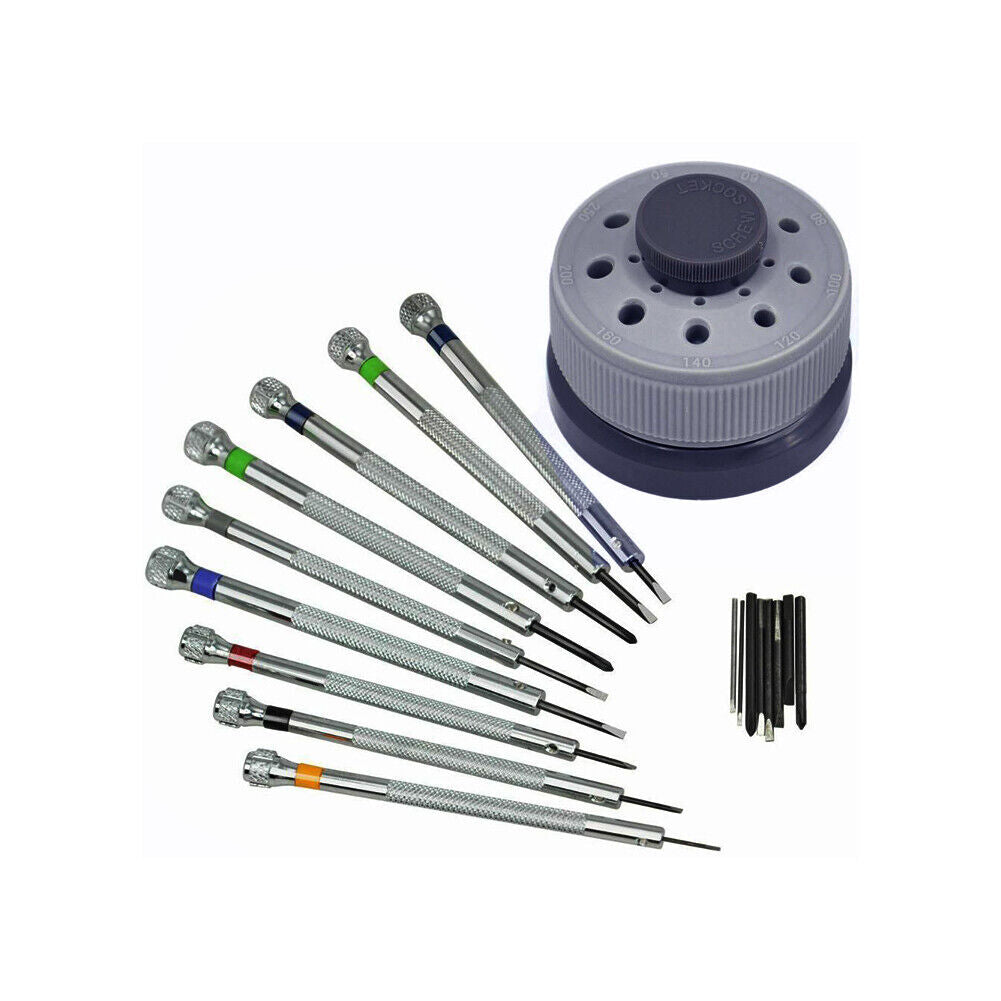 US 1-2 Set Precision Screwdriver Set Home Watch Jewelry Slotted Flat Blade Tools