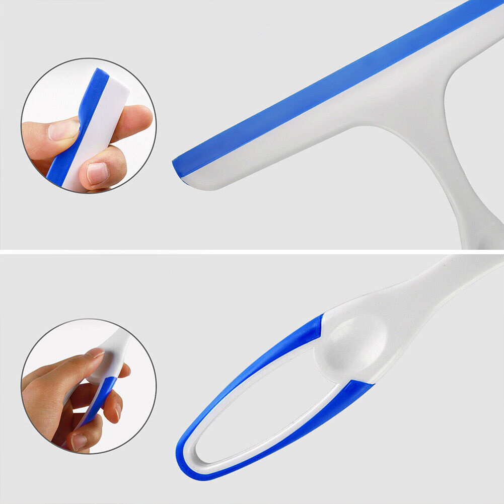 US 1-2 Pcs Super Flexible Silicone Squeegee Car Windshield Window Home Cleaning