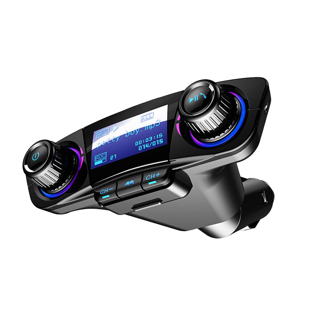 US Bluetooth Car FM Transmitter MP3 Player Hands free Radio Adapter USB Charger