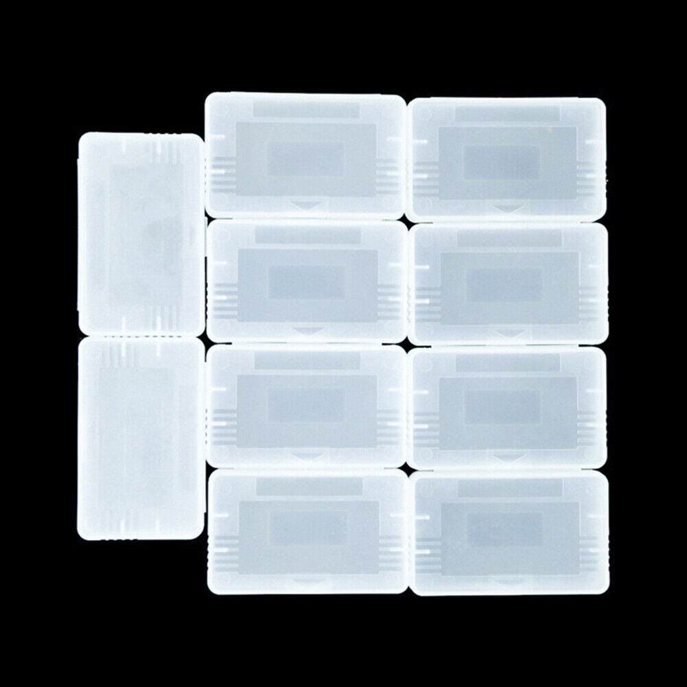 US 20-40 Pc Clear Cartridge Cases For Nintendo Game Boy Advance GBA Games Covers