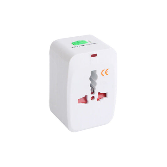 US 1-2 Pc Universal Plug Adapter Mobile Quick Charger Travel Light Weight Outlet