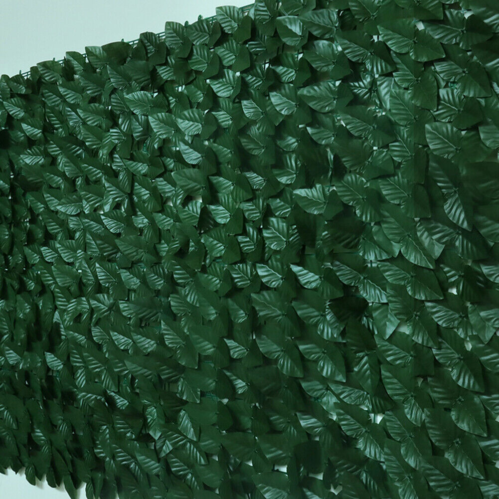 US 118"x39" Artificial Privacy Fence Wall Screen Faux Ivy Leaf Outdoor Decor