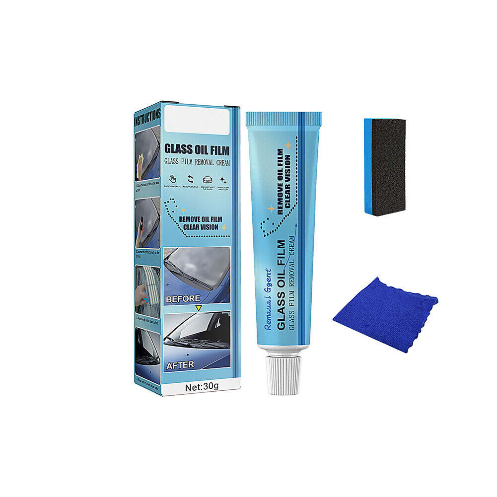 US 2-4 Pack Car Glass Oil Film Cleaner Removal Cream Paste Windshield Water Spot