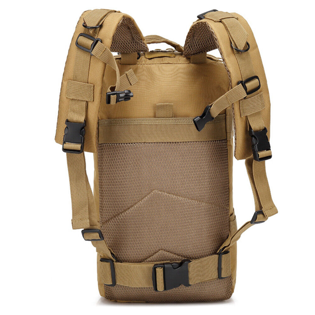 US 30L Military Tactical Bag Camping Outdoor EDC Travel Rucksack Hiking Backpack