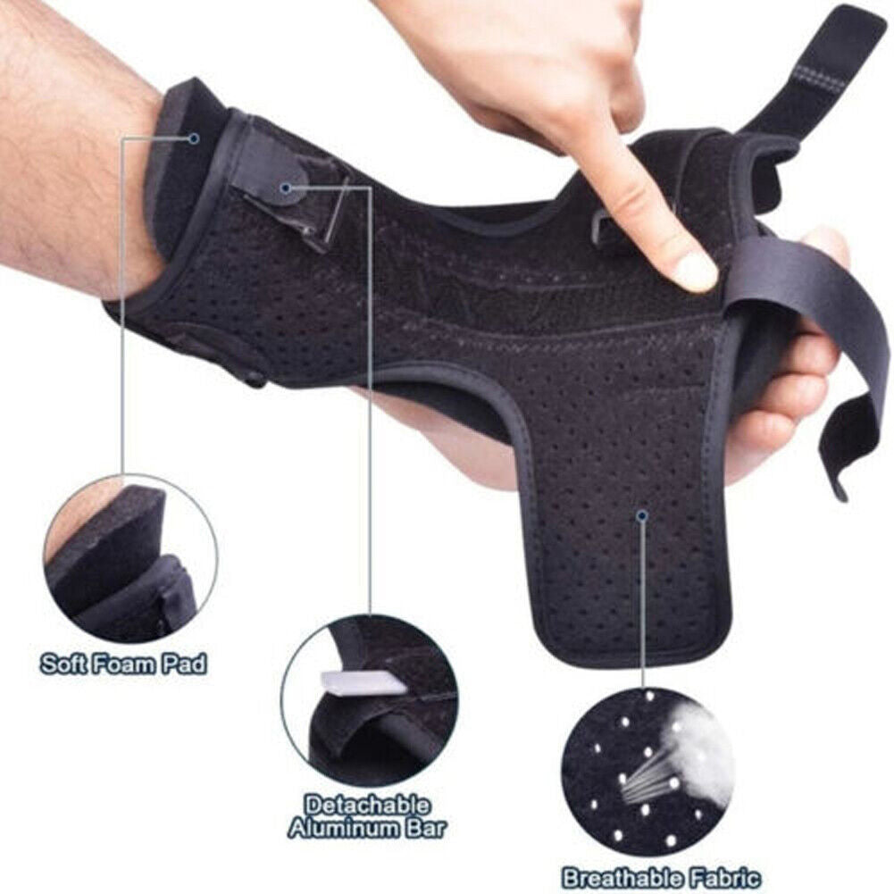 US 2-4 Pairs Adjustable Ankle Brace Foot Drop Orthotic Brace Support Toe Pain
