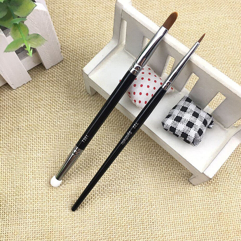 US 1-2 Concealer Brush Set T22+T301 Fine Double-headed Sponge Tear Trough Cover