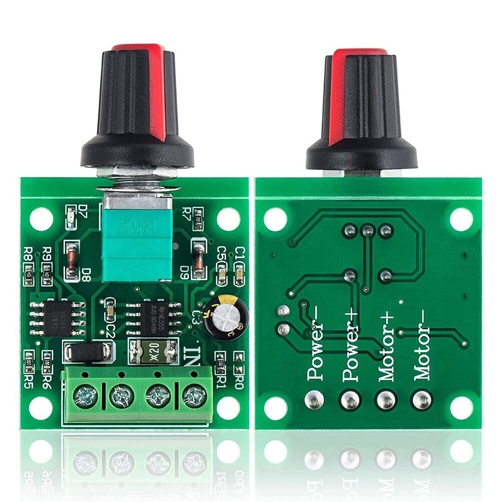US PWM Low Voltage Dc 1.8V 3V 5V 6V 12V 2A Motor Speed Controller LED Dimmer