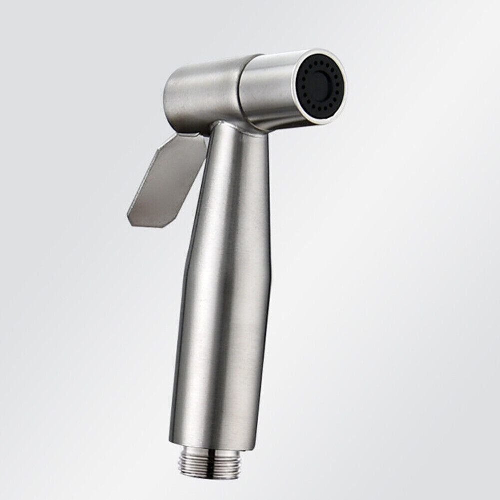 US 2-4 Pcs Hand Held Bidet Cloth Diaper Sprayer Set Easy Install Stainless Steel